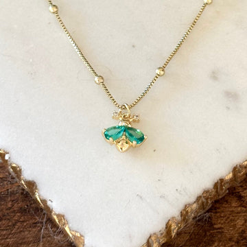 Emerald / 18” Satellite Chain